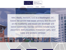 Tablet Screenshot of macrealtyadvisors.com